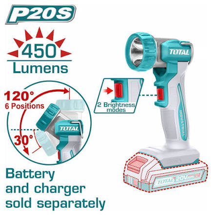 Work lamp /হেড ল্যাম্প/ Lamp/ Cordless Work Lamp/Total-TWLI2058