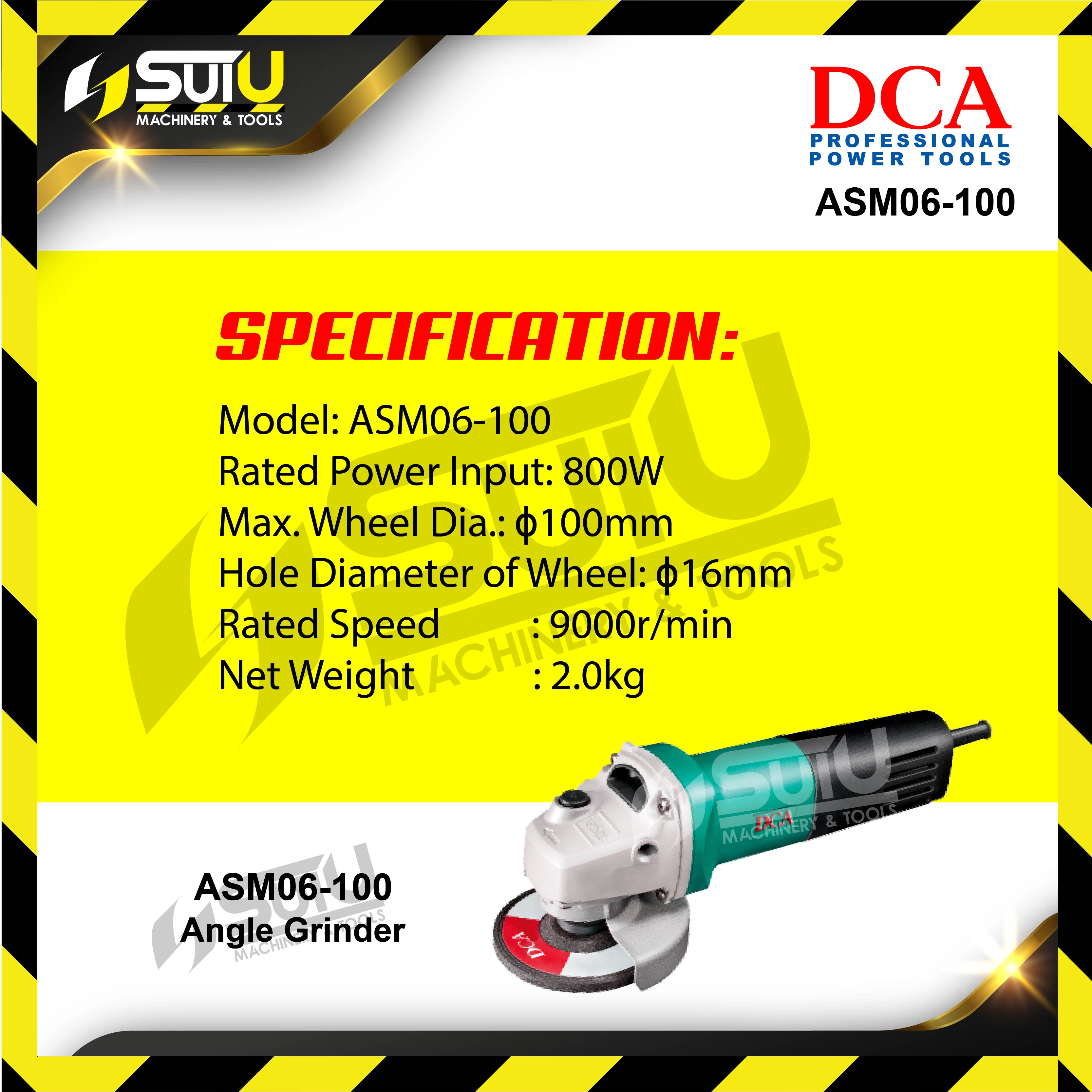 Angle Grinder/Grinder/গ্রাইন্ডার/DCA-ASM06- 100