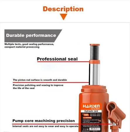 Hydraulic Bottle Jack / Jack hydraulic / হাইড্রোলিক জ্যাক/Harden-730106