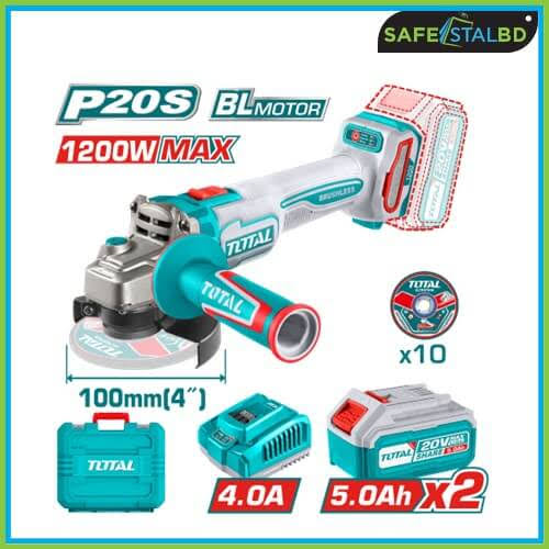 Cordless Angle Grinder/Grinder/গ্রাইন্ডার/Total-TAGLI2120232