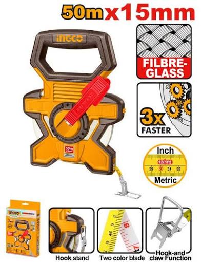 Measuring Tape Fibreglass / মাপার ফিতা/Ingco-HFMT1850