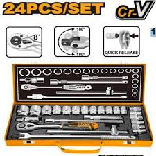 Tools set 24 Pieces/ Tool set / Socket set / টুলস সেট/Ingco-HKTS12242