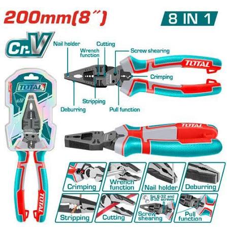 Pliers/  combination pliers / প্লাস / সাড়াশি / চিমটা / Plus/Total-THTMF186