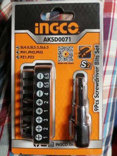 Bit / Screw Driver bit/বিট/Ingco-AKSD0071