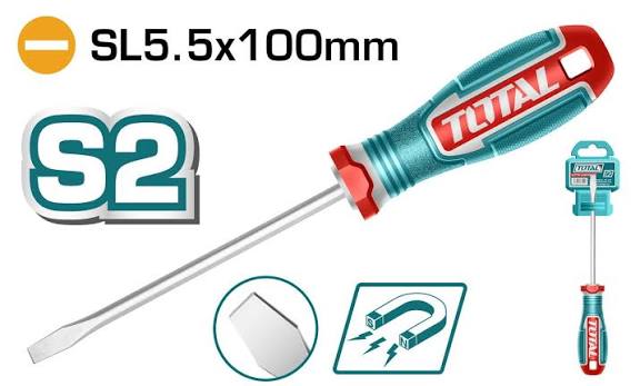 Screw Driver  Slotted / স্ক্র ড্রাইভার/Screw Driver/Total-TSDSL5100