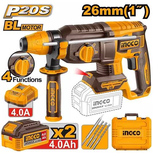 Cordless Rotary Hammer/ Hammer / Rotary Hammer / হ্যামার/Ingco-CRHLI262085