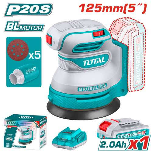 Sander/ পলিশ মেশিন/   Cordless Random Orbital  Sander/Total-TROSLI20021