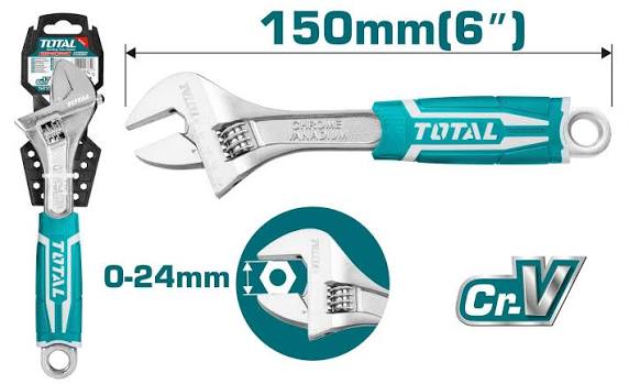 Adjustable Wrench / Wrench / রেঞ্জ/ স্লাইড রেঞ্জ/Total-THT101066