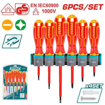 Screw Driver Set/ Tools Set / Tool set/ Insulated Set  / স্ক্র ড্রাইভার/Total-THTI5566