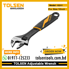 Adjustable Wrench / Wrench / রেঞ্জ/ স্লাইড রেঞ্জ/Slide Wrench/Tolsen-15311