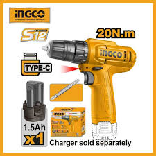 Cordless Drill/Drill/Ingco-CDLI122061