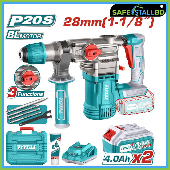 Rotary Hammer/ Hammer / হ্যামার/ Drill/ Cordless Rotary Hammer/Total-  TRHLI202882