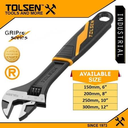 Adjustable Wrench / Wrench / রেঞ্জ/ স্লাইড রেঞ্জ/Slide Wrench/Tolsen-15308