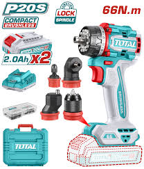 Cordless Drill / Impact Drill / Drill / ড্রিল মেশিন/ Multi Head Driver/Total-TDLI206686