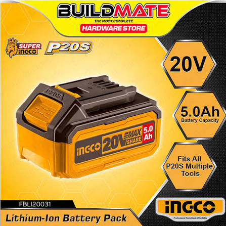 Battery / ব্যাটারী / Lithium -ion Battery/5 A.h Battery/Ingco-FBLI2125