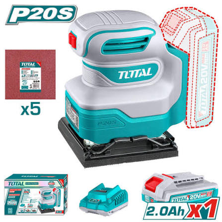 Sander/ পলিশ মেশিন/ Cordless Sheet Sander/Total-TSHSLI20141