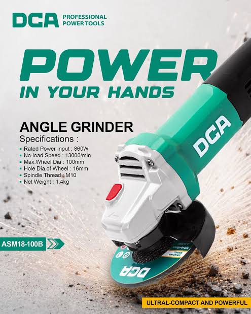 Angle Grinder/Grinder/গ্রাইন্ডার/DCA- ASM18- 100B