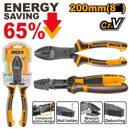 Diagonal cutting/ Plus   / প্লাস /সাড়শি/ চিমটা/Pliers/Ingco-HCDCP58200