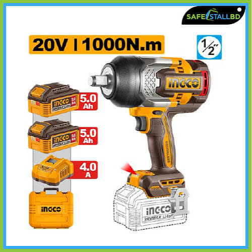 Cordless Impact Wrench/ Wrench / রেঞ্জ / Impact Wrench/Ingco-CIWLI20100