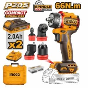 Cordless Drill / Impact Drill / Drill / ড্রিল মেশিন/ Multi Head Driver/Ingco-CDLI206686