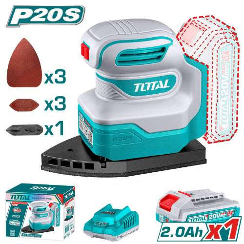 Sander/ পলিশ মেশিন/ Cordless Palm Sander/Total-TPSLI20141