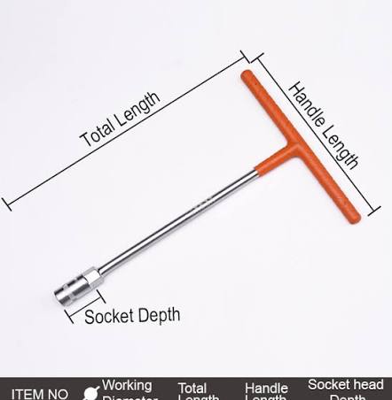 Socket / সকেট / সেট/T socket/ T socket Wrench/Harden-670210