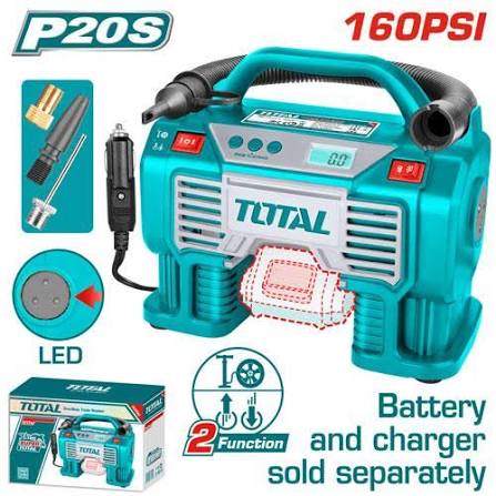 Air Tire inflating Gun/ Tire inflating gun/ Air Gun /হাওয়া নজেল/Cordless auto air compressor/Total-TACLi2002