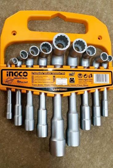 Socket Wrench set  L-angle  /সকেট রেঞ্জ/ গুটি রেঞ্জ/Ingco-LASWT0901
