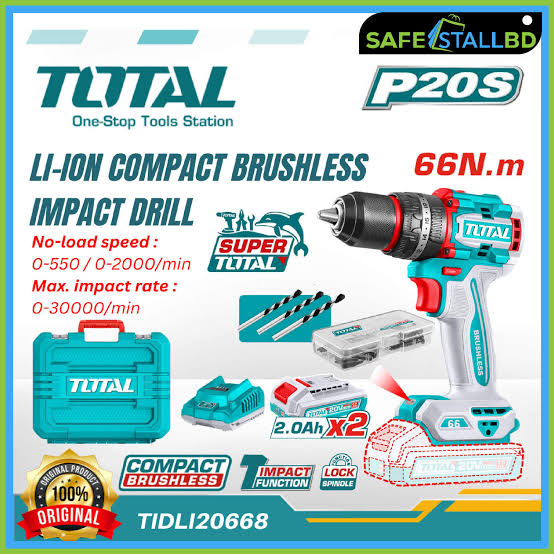 Cordless Impact Drill/ Drill / Impact Drill/Total-TIDLI20668